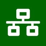 networking green icon