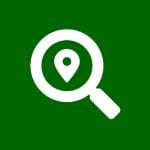 search location green icon