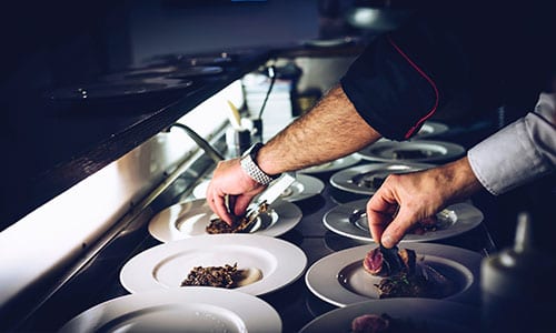 preparing food
