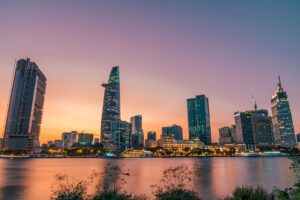 Vietnam city life Ho Chi Minh City