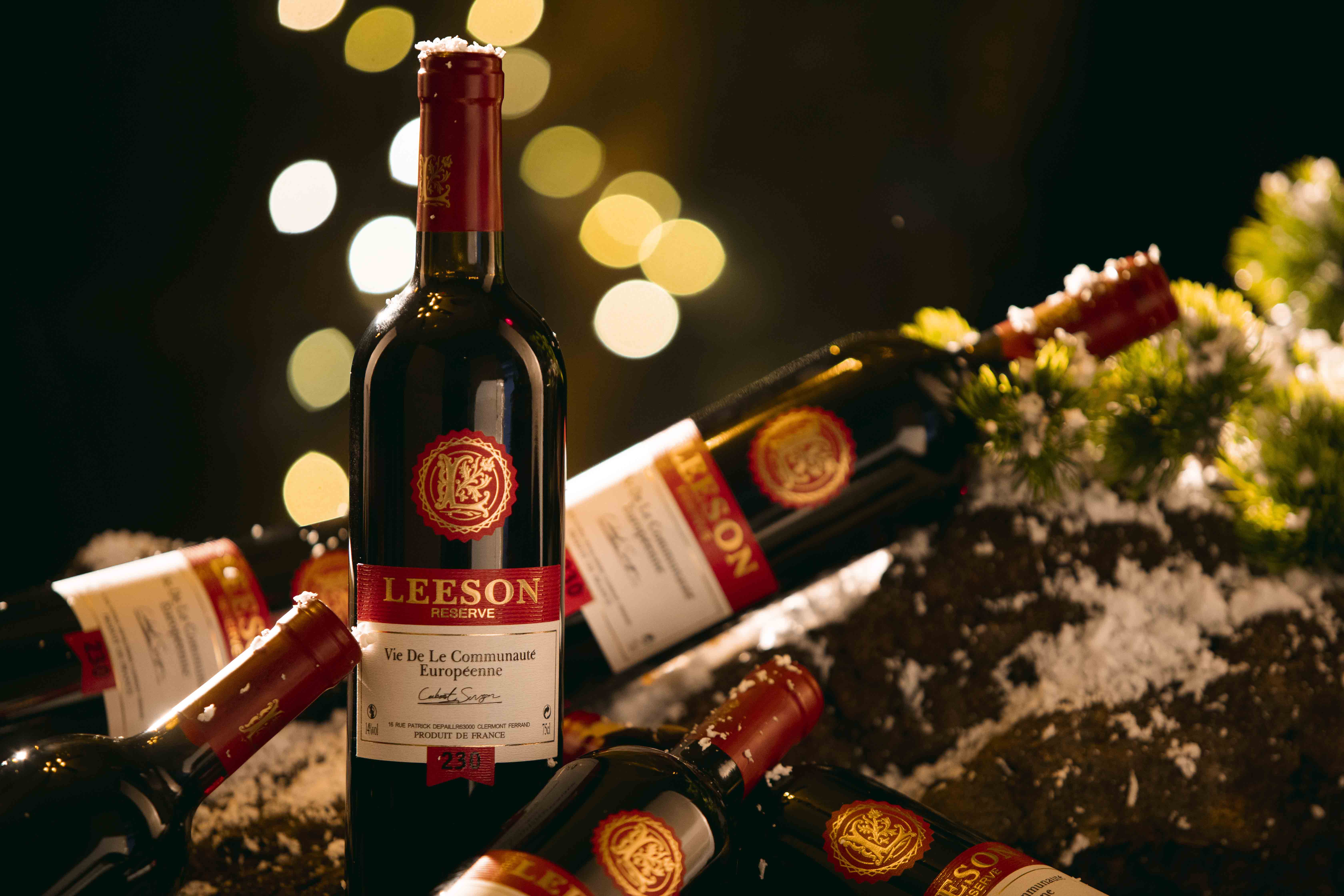 Where is the brand of LEESON red wine?